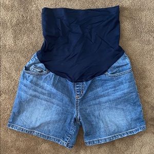 Denim Maternity Shorts